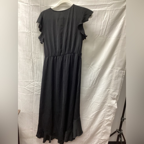 Black Asymetric Skirt Dress - Picture 2 of 4